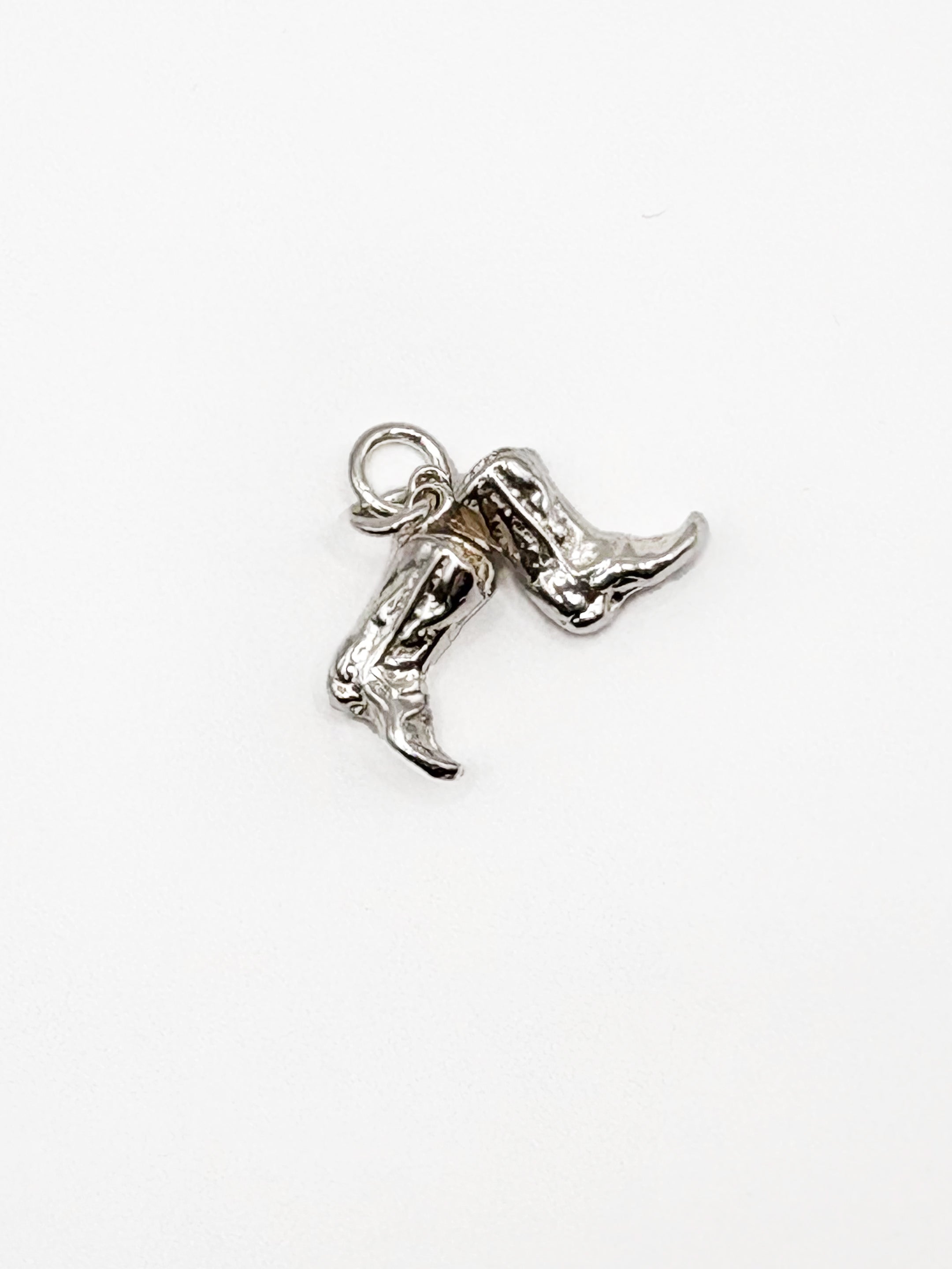 Vintage Sterling Silver Cowboy Boots Charm