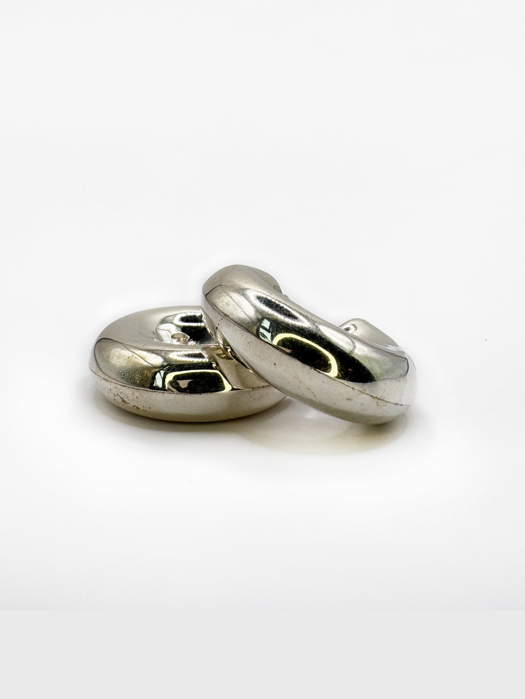 Sterling Silver Chunky Bubble Hoops