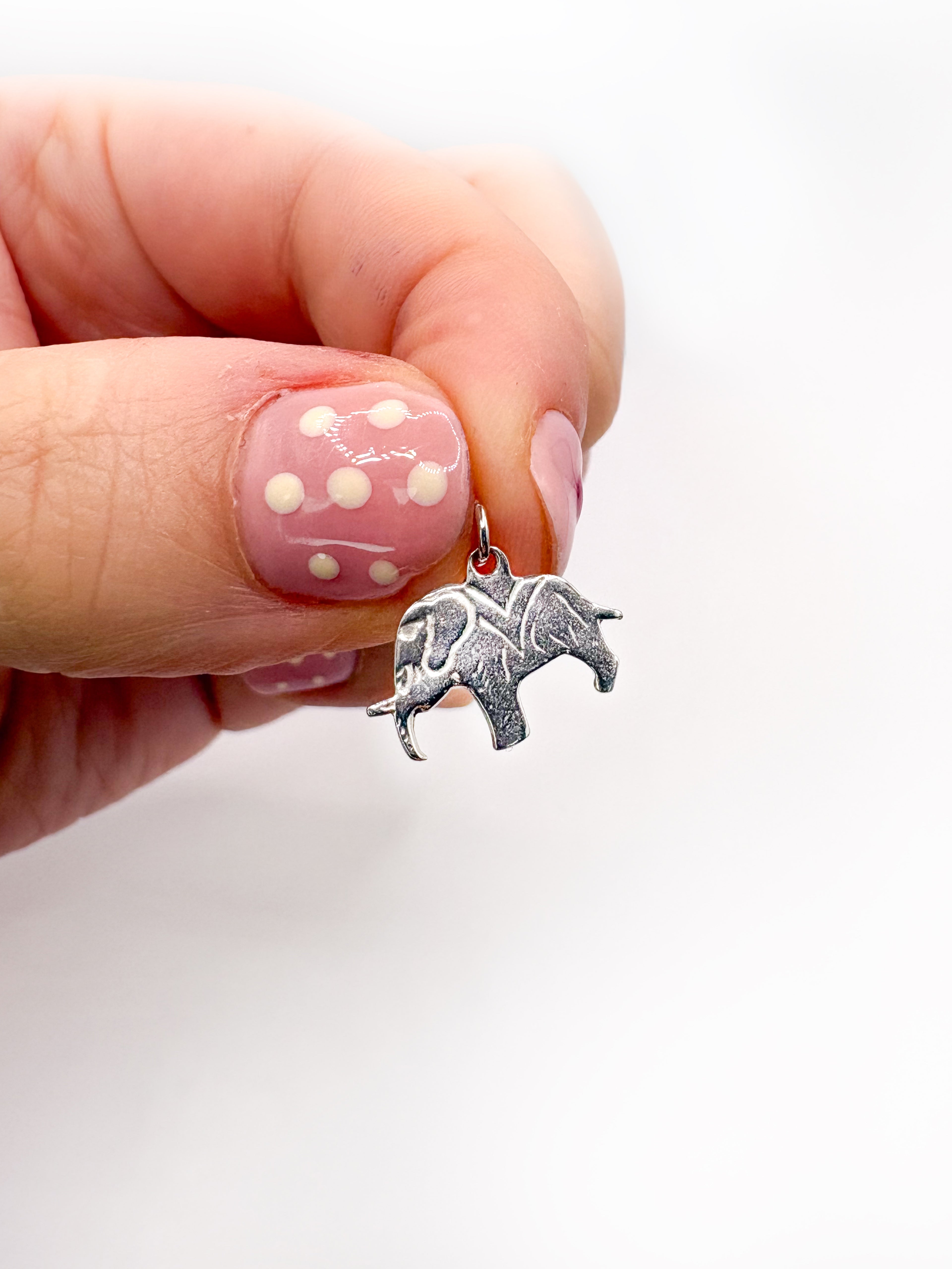 Sterling Silver Elephant Charm