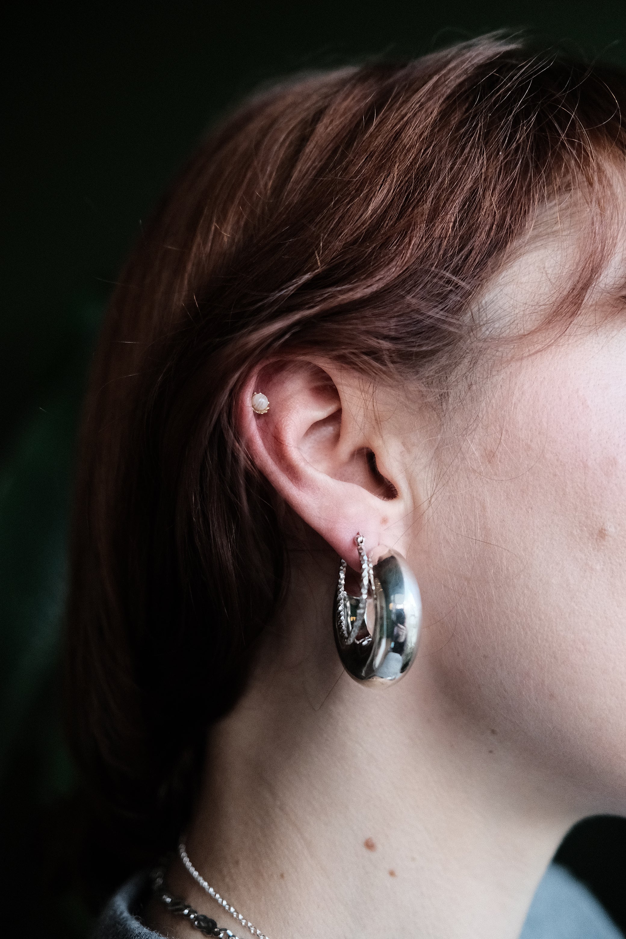 Single 9ct Gold 'Pearl Flower' Stud