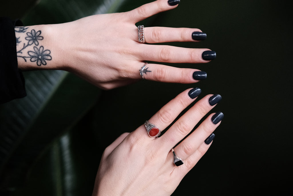 Sterling Silver Heart Wishbone Ring